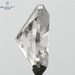 0.99 CT Oval Shape Natural Diamond Grey Color I2 Clarity (7.52 MM)