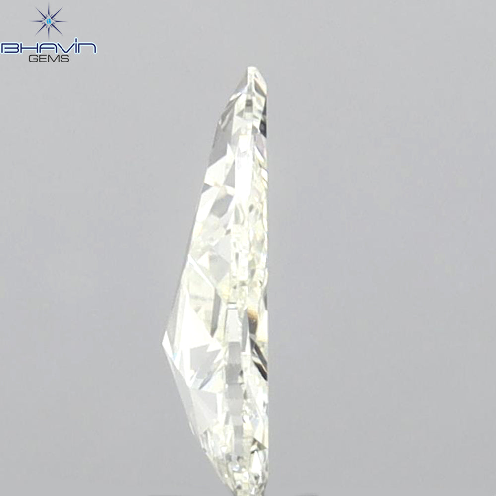 0.80 CT Pear Shape Natural Diamond White Color VS1 Clarity (8.65 MM)