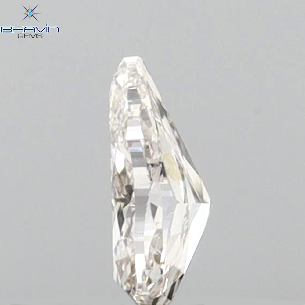 0.23 CT Pear Shape Natural Diamond Pink Color VS1 Clarity (4.98 MM)