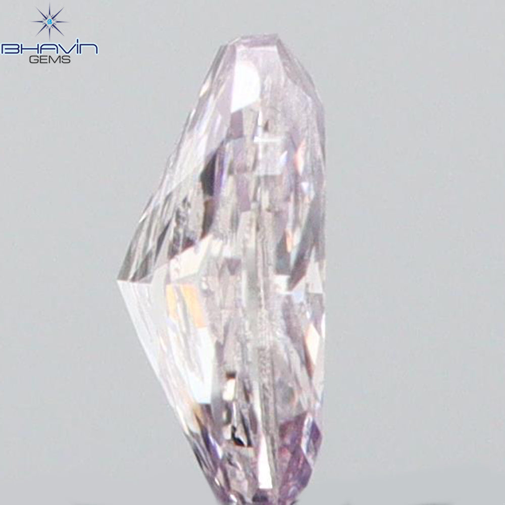 0.09 CT Oval Shape Natural Diamond Pink Color SI2 Clarity (3.38 MM)
