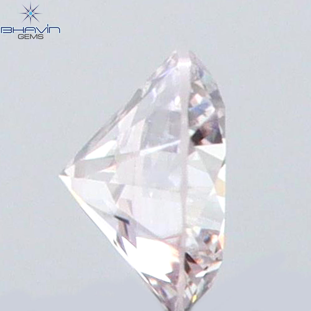 0.03 CT Round Shape Natural Diamond Pink (Argyle) Color SI1 Clarity (1.55 MM)