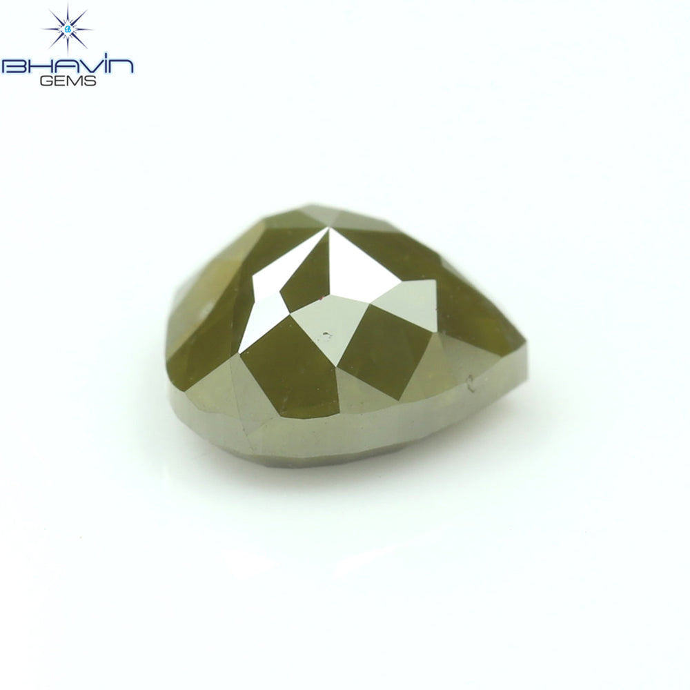 1.64 CT Heart Shape Natural Diamond Yellow Color I3 Clarity (7.00 MM)