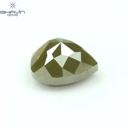 1.64 CT Heart Shape Natural Diamond Yellow Color I3 Clarity (7.00 MM)