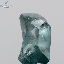 1.12 CT Rough Shape Enhanced Blue Color VS2 Clarity (7.75 MM)