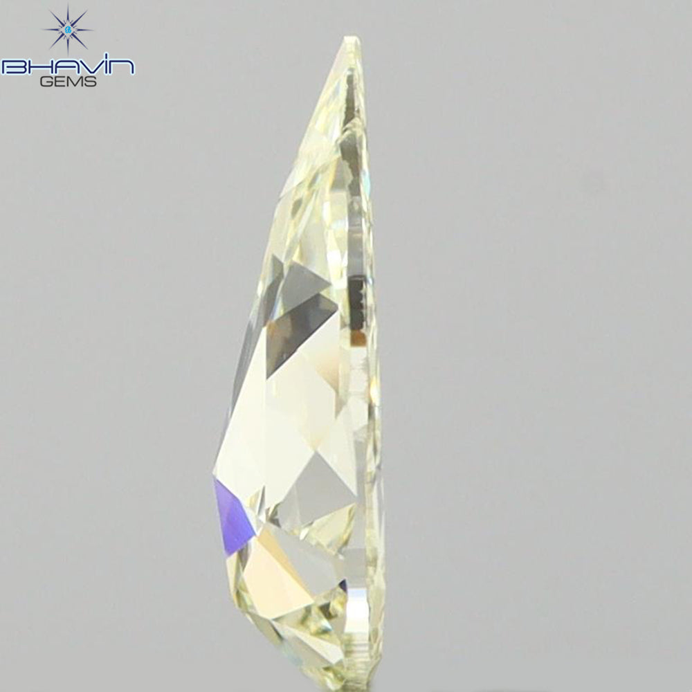 0.23 CT Pear Shape Natural Diamond White Color VS1 Clarity (6.27 MM)
