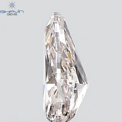 GIA Certified 0.46 CT Pear Diamond Pinkish Brown Color Natural Loose Diamond (6.54 MM)
