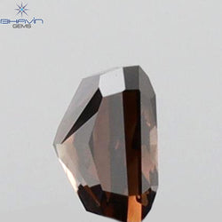 0.20 CT Radiant Shape Natural Diamond Red Color SI1 Clarity (3.17 MM)
