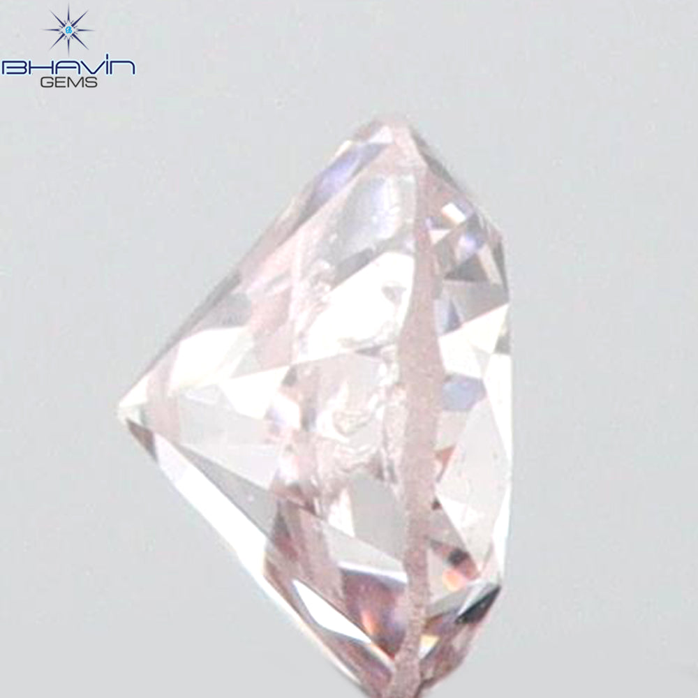 0.05 CT Round Shape Natural Diamond Pink (Argyle) Color SI2 Clarity (2.40 MM)