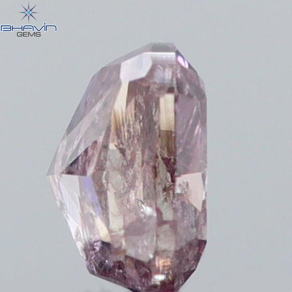 0.15 CT Cushion Shape Natural Diamond Pink Color I1 Clarity (3.09 MM)