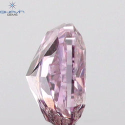 0.07 CT Cushion Shape Natural Diamond Pink Color SI2 Clarity (2.50 MM)