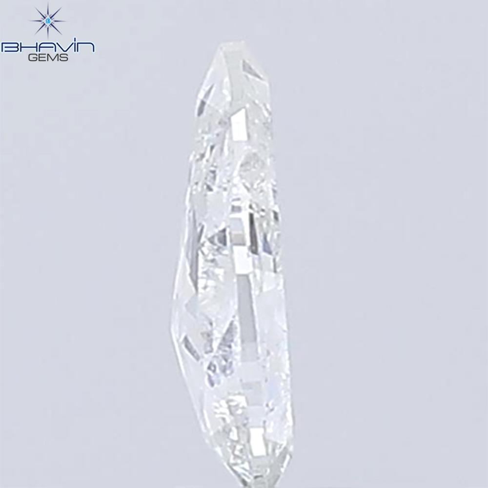 0.67 CT Pear Shape Natural Diamond White Color SI2 Clarity (7.60 MM)
