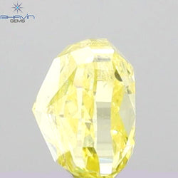 0.46 CT Cushion Shape Natural Diamond Yellow Color I2 Clarity (4.15 MM)