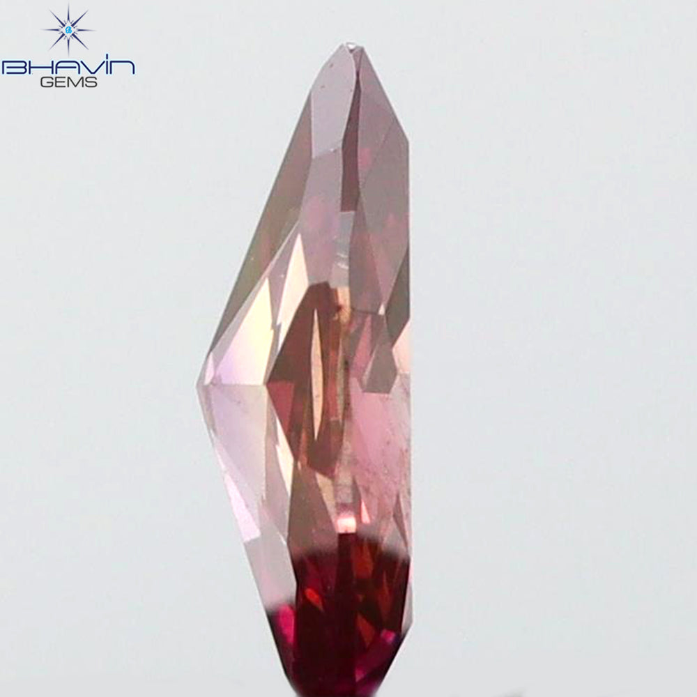 0.10 CT Marquise Shape Natural Loose Diamond Pink Color VS2 Clarity (4.32 MM)