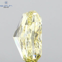 GIA Certified 1.01 CT Cushion Diamond Brownish Yellow Color Natural Diamond (6.35 MM)