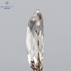 0.34 CT Oval Shape Natural Diamond Brown Color VS1 Clarity (6.04 MM)