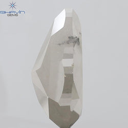 7.39 CT Pear Shape Natural Diamond White Color I3 Clarity (15.50 MM)