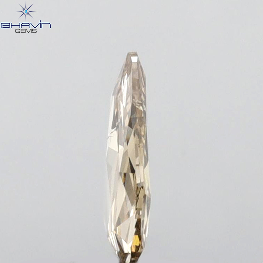 1.26 CT Heart Shape Natural Diamond Brown Color SI1 Clarity (10.03 MM)