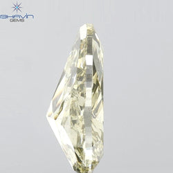 GIA Certified 2.00 CT Pear Diamond Brownish Greenish Yellow (CHAMELEON) Color Natural Loose Diamond (10.72 MM)