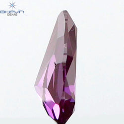 0.07 CT Pear Shape Natural Diamond Pink Color VS2 Clarity (3.22 MM)
