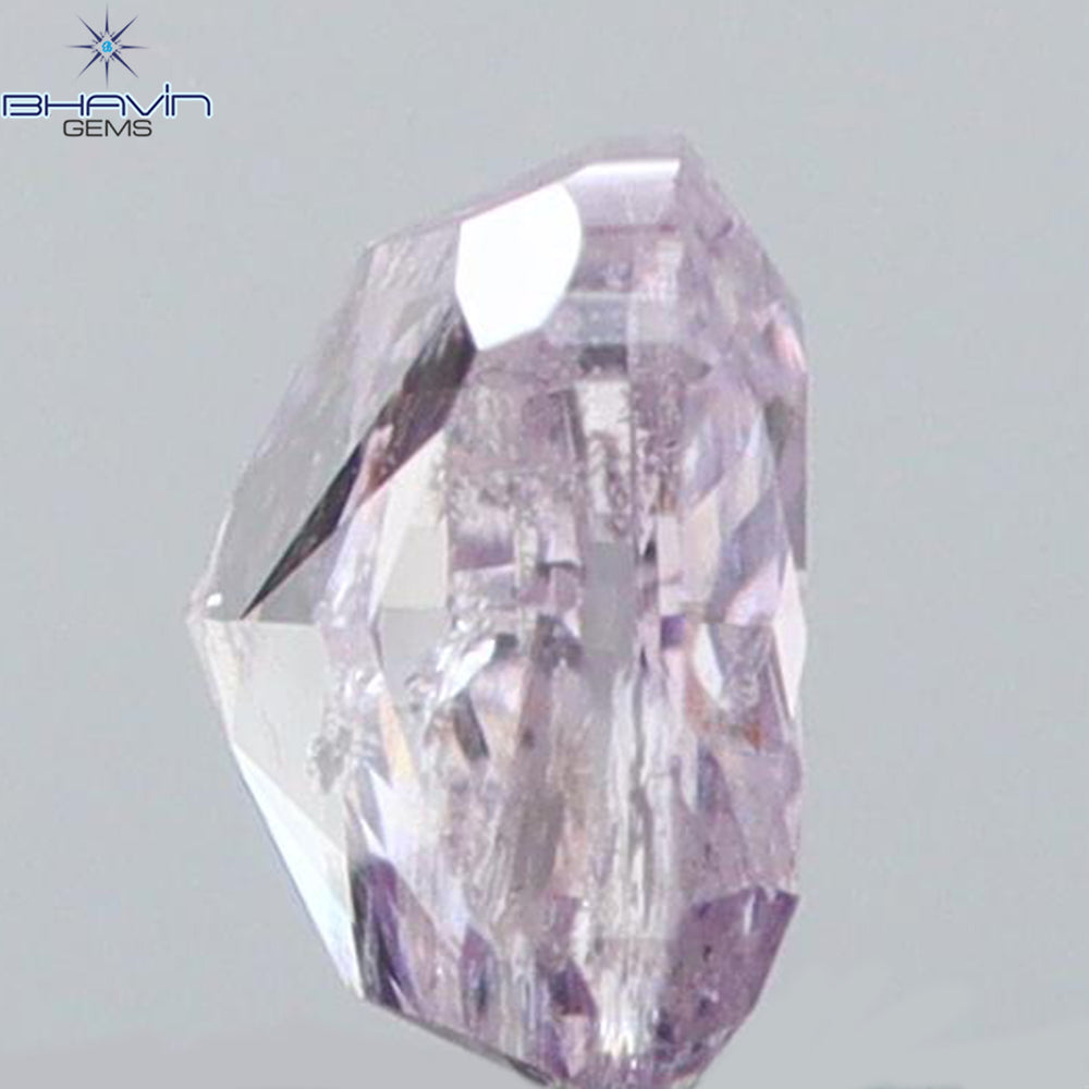 0.14 CT Cushion Shape Natural Diamond Pink Color I2 Clarity (2.86 MM)