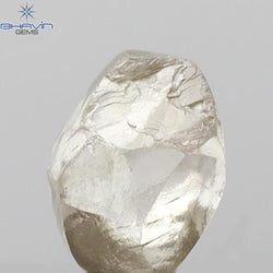 0.76 CT Rough Shape Natural Diamond Brown Color VS1 Clarity (4.12 MM)