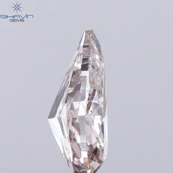 GIA Certified 0.33 CT Pear Diamond Brownish Pink Color Natural Loose Diamond (5.79 MM)