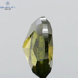 0.22 CT Oval Shape Natural Diamond Green Color SI2 Clarity (4.31 MM)