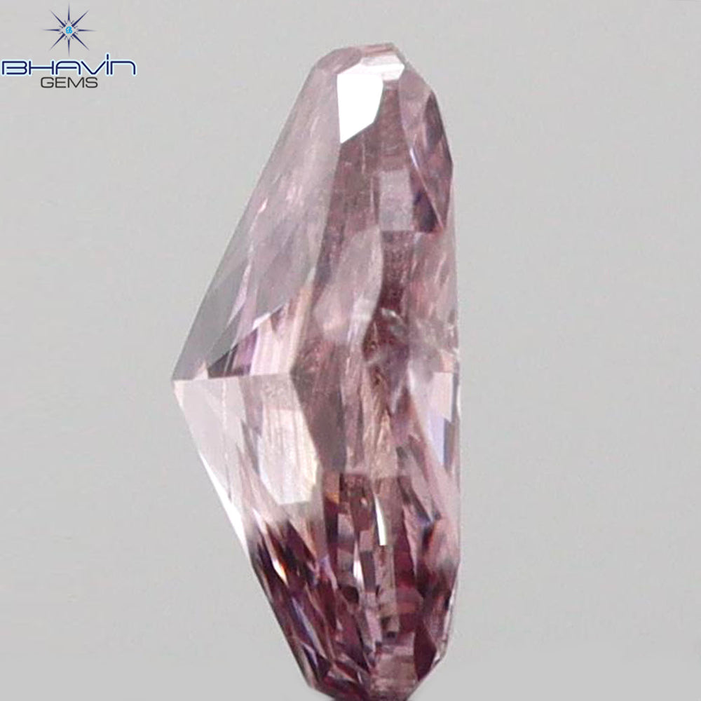 0.10 CT Oval Shape Natural Diamond Pink Color SI2 Clarity (3.63 MM)