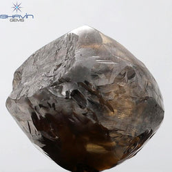 14.78 CT Rough Shape Natural Loose Diamond Brown Color I3 Clarity (14.00 MM)