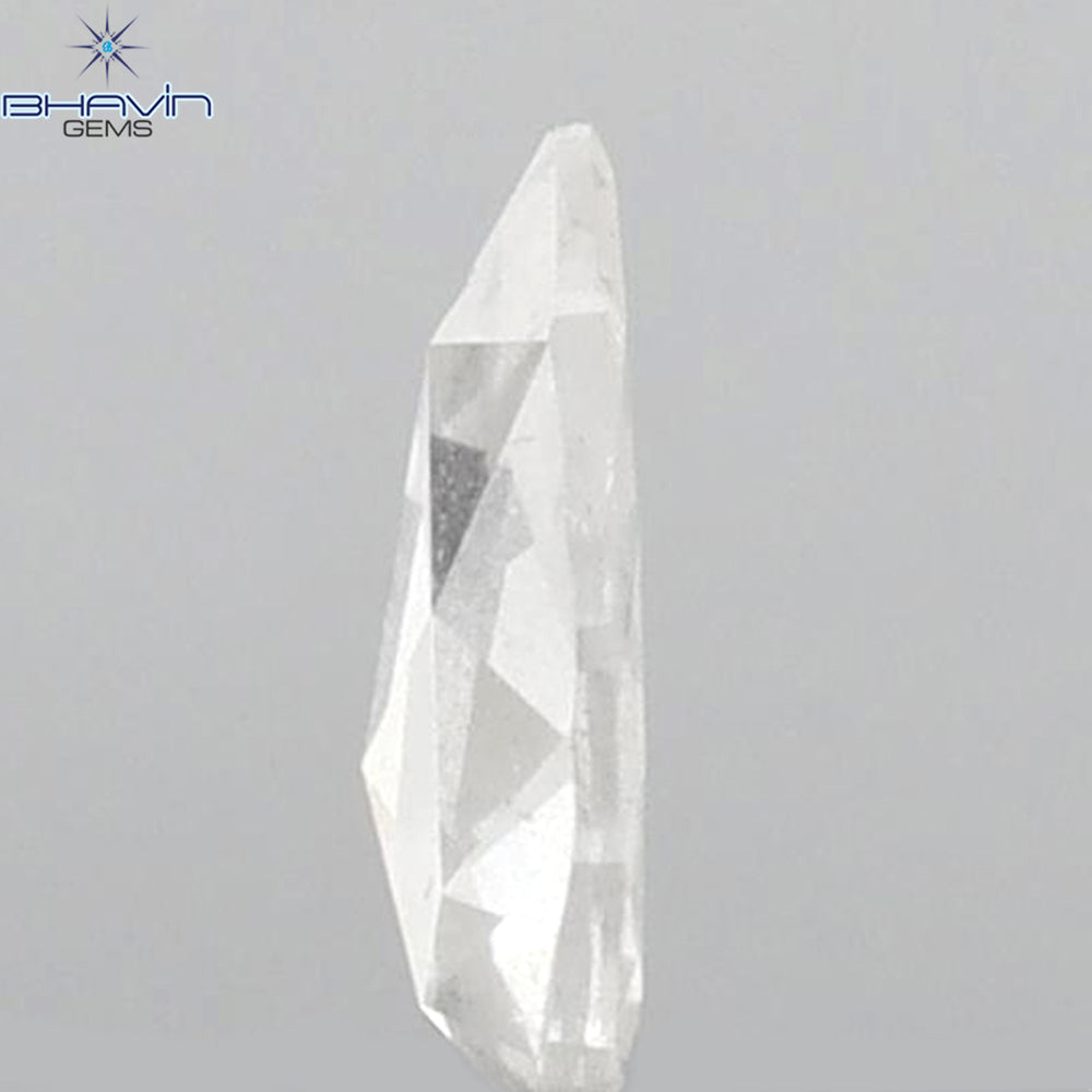 0.23 CT Pear Shape Natural Diamond White Color I1 Clarity (5.04 MM)