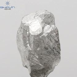 2.52 CT Rough Shape Natural Diamond Salt And Pepper Color (7.88 MM)