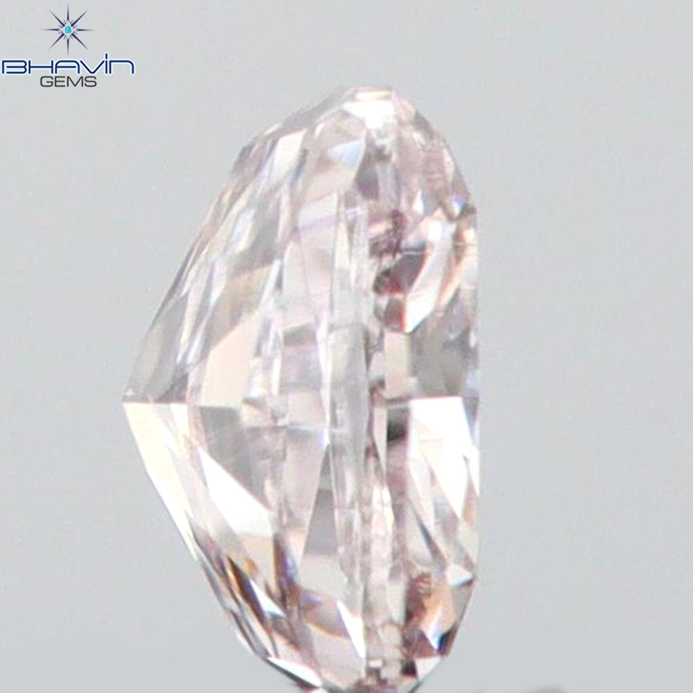 0.09 CT Cushion Shape Natural Diamond Pink Color VS2 Clarity (2.44 MM)