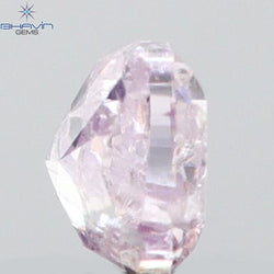 0.13 CT Cushion Shape Natural Diamond Pink Color I2 Clarity (2.80 MM)