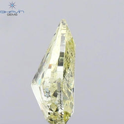 1.00 CT Pear Shape Natural Diamond Yellow Color I1 Clarity (8.14 MM)