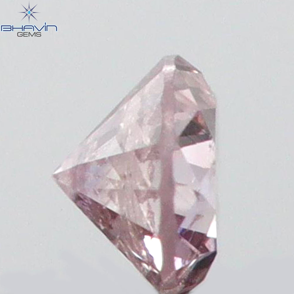0.04 CT Round Shape Natural Diamond Pink Color SI2 Clarity (2.20 MM)