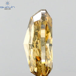 0.70 CT Oval Shape Natural Diamond Brown Color I1 Clarity (6.55 MM)