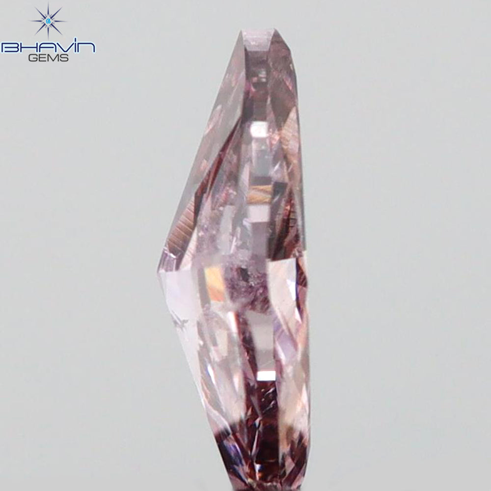 0.15 CT Marquise Shape Natural Loose Diamond Pink Color VS2 Clarity (5.31 MM)