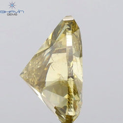 GIA Certified 2.01 CT Heart Diamond Brownish Yellow Color Natural Loose Diamond (8.29 MM)