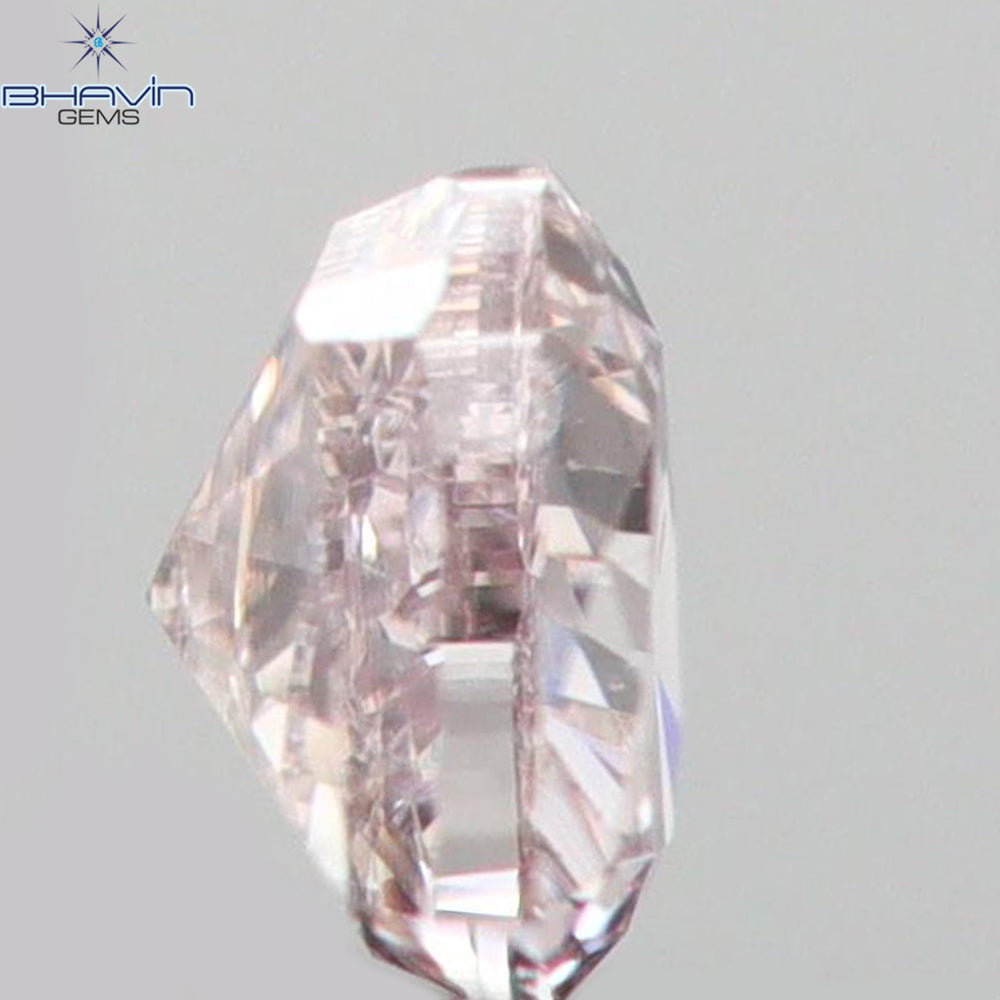 0.06 CT Heart Shape Natural Diamond Pink Color SI1 Clarity (2.55 MM)