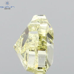 GIA Certified 1.00 CT Heart Diamond Yellow Color Natural Loose Diamond (6.30 MM)