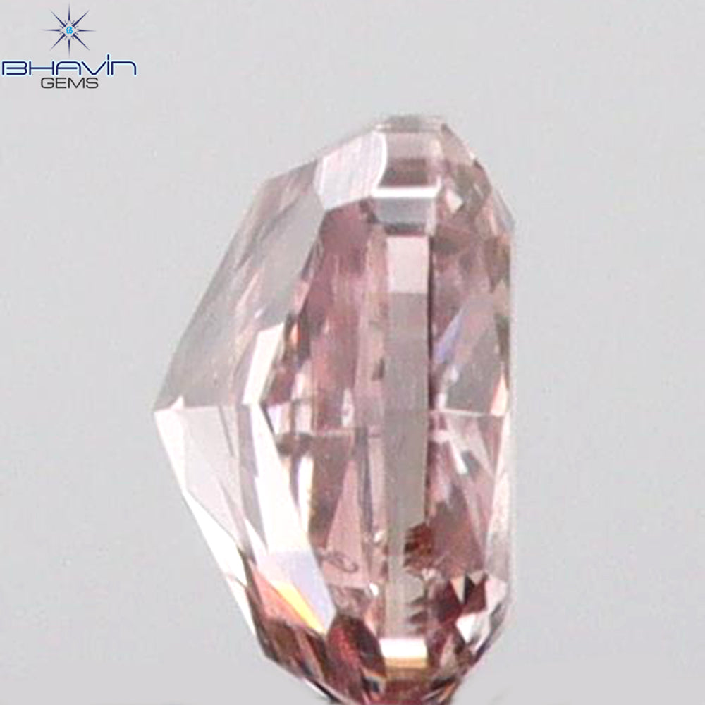 0.07 CT Cushion Shape Natural Diamond Pink Color SI1 Clarity (2.37 MM)