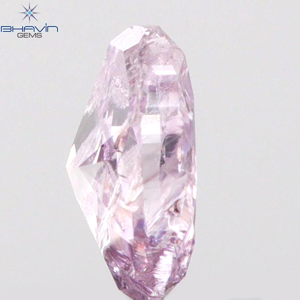 0.15 CT Oval Shape Natural Diamond Pink Color I2 Clarity (3.77 MM)