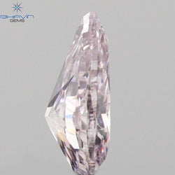 0.07 CT Pear Shape Natural Diamond Pink Color SI1 Clarity (3.50 MM)