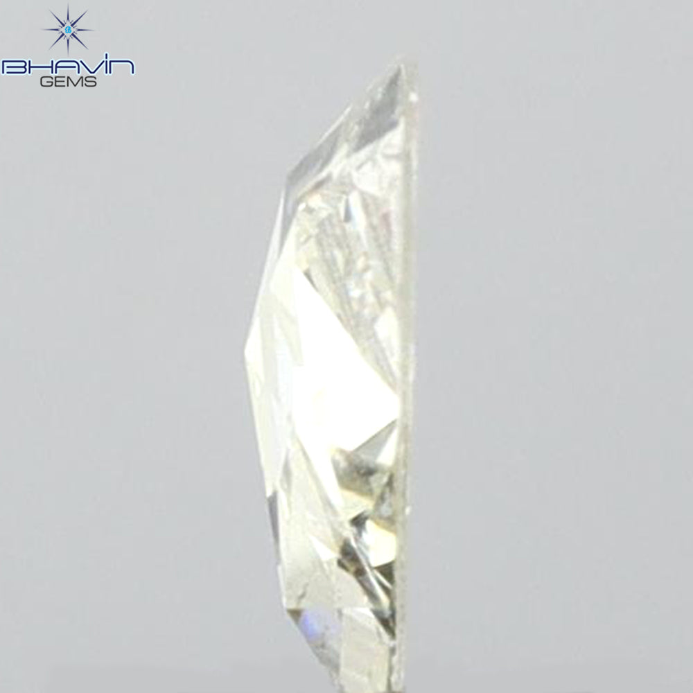 0.35 CT Triangle Shape Natural Diamond White Color SI1 Clarity (6.05 MM)