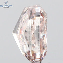 GIA Certified 0.30 CT Cushion Diamond Pink Brown Color Natural Loose Diamond I1 Clarity (3.85 MM)