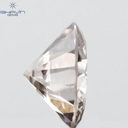 0.06 CT Round Shape Natural Diamond Pink Color VS2 Clarity (2.63 MM)