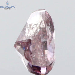0.29 CT Heart Shape Natural Diamond Pink Color I2 Clarity (4.05 MM)