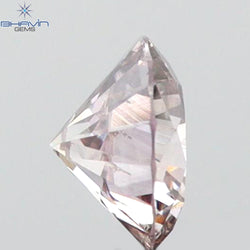 0.12 CT Round Shape Natural Diamond Pink Color SI1 Clarity (3.28 MM)