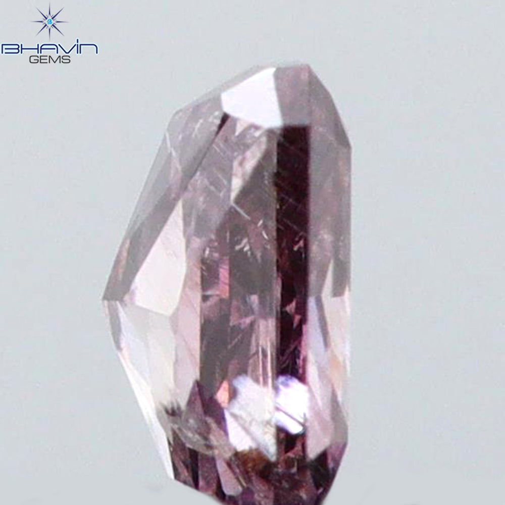 0.09 CT Radiant Shape Natural Diamond Pink Color SI2 Clarity (2.86 MM)