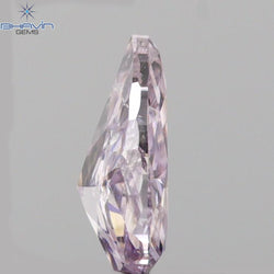 0.14 CT Pear Shape Natural Diamond Pink Color SI1 Clarity (4.42 MM)